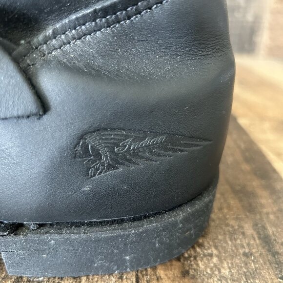 Red Wing X Indian Motorcycle 4312 Black Soft Toe Engineer Boots Mens 11 D - Picture 9 of 12